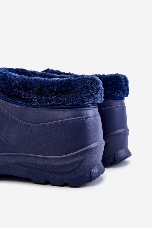 Męskie Ocieplane Piankowe Kalosze Granatowe Tanyo