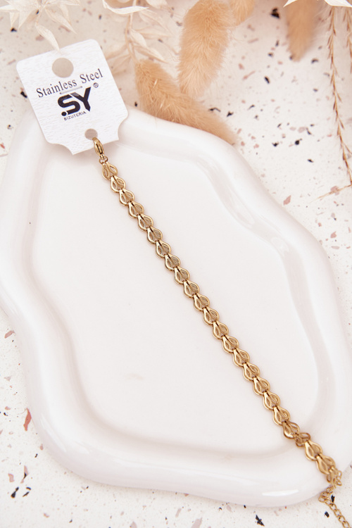 Bransoletka Ze Stali Chirurgicznej Złota