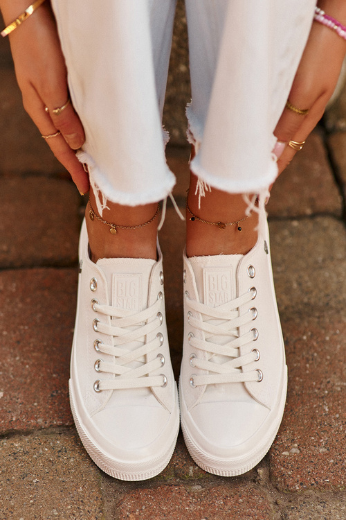 Klasyczne Trampki Damskie Big Star NN274285 Białe