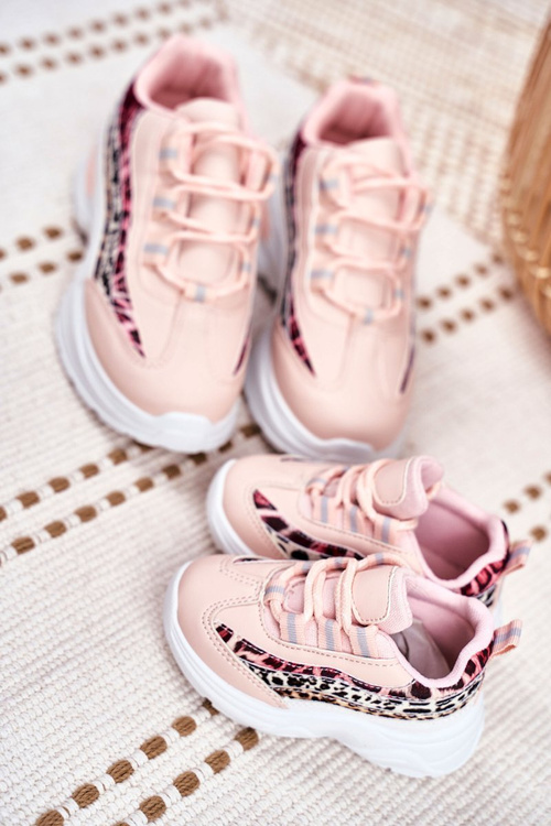 Sportowe Buty Dziecięce Różowe Dante