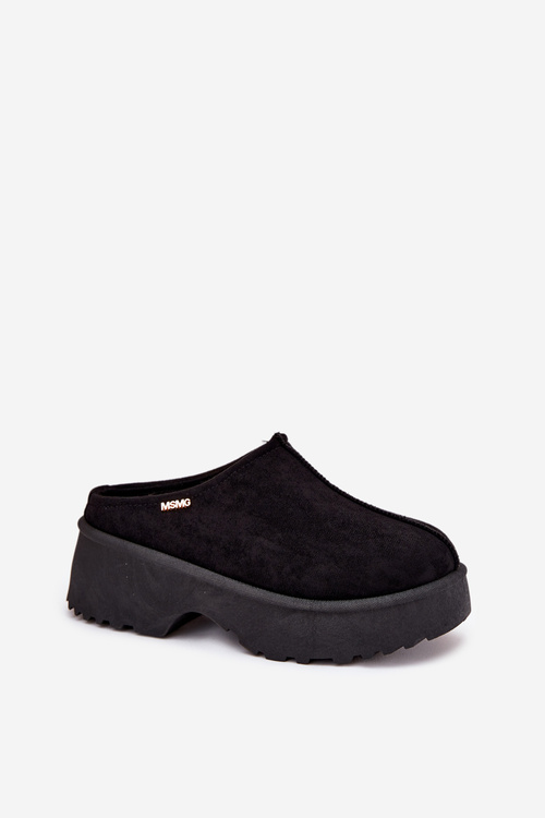 Śniegowce Damskie Niskie Na Platformie Czarne Yrenna