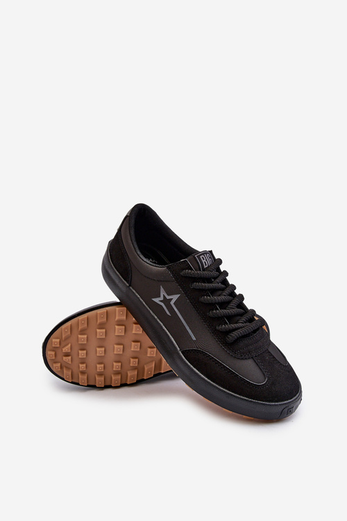 Niskie Buty Sportowem Męskie Big Star NN174118 Czarne