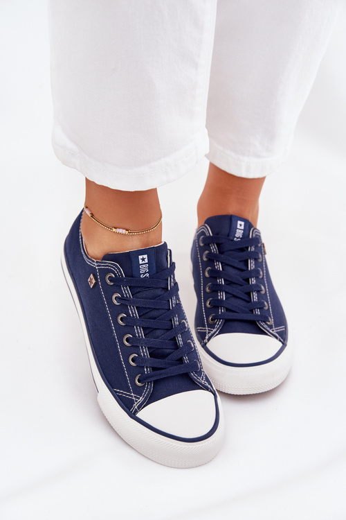 Trampki Damskie Niskie Big Star DD274A235 Granatowe