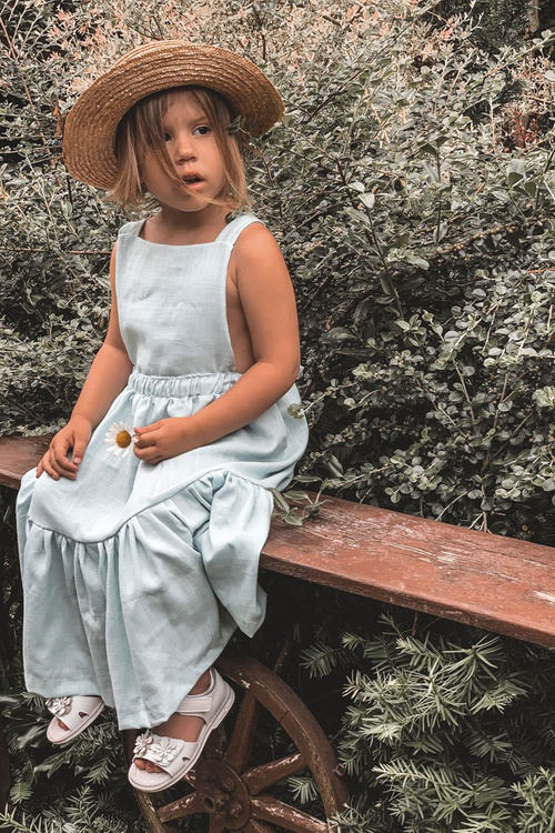 Dziecięce Ortopedyczne Sandały Na Rzepy Białe Maysa