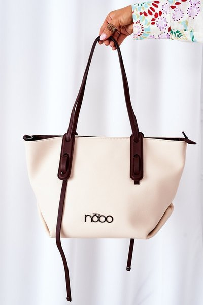 Torebka Shopper Na Ramię NOBO K3180 Jasny Beż