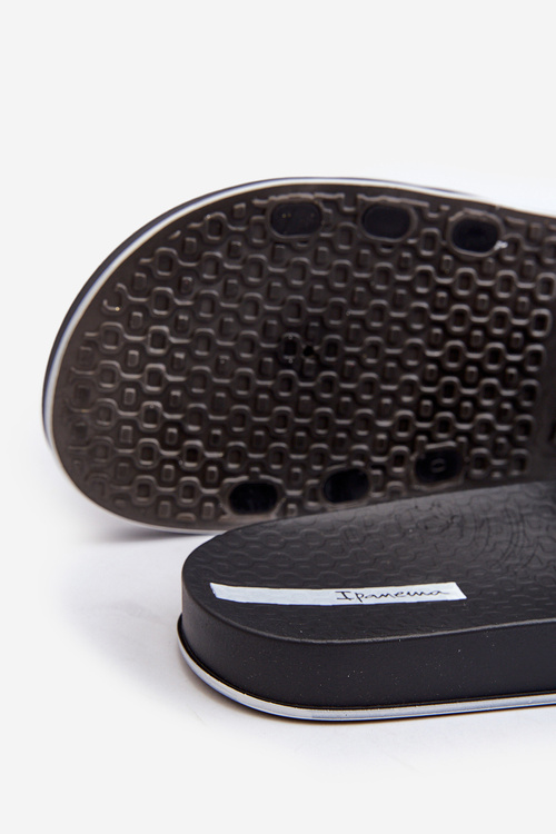 Męskie Gumowe Klapki 82832 Ipanema Slide Unisex Czarne
