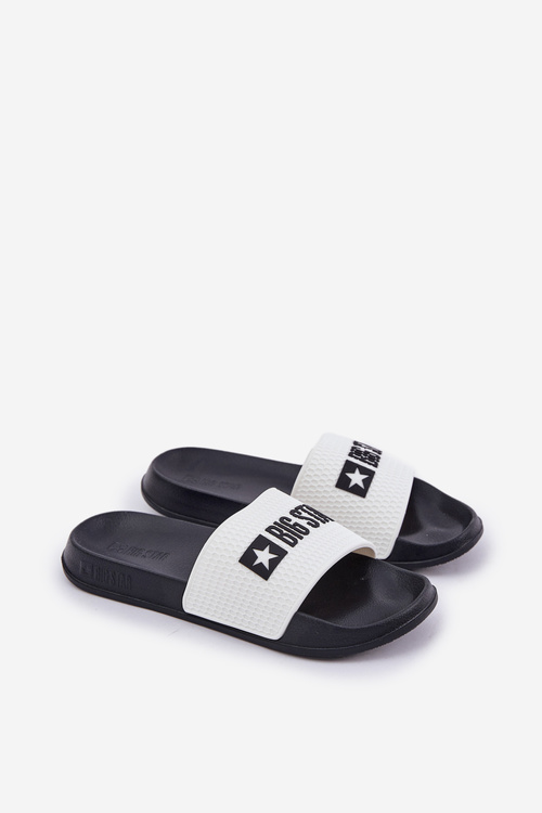 Męskie Klapki Big Star JJ174506 Białe