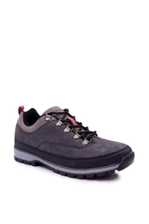 Męskie Buty Trekkingowe Szare Savian 