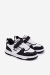 Lekkie Sneakersy Dziecięce Big Star RR374052 Biało-Czarne