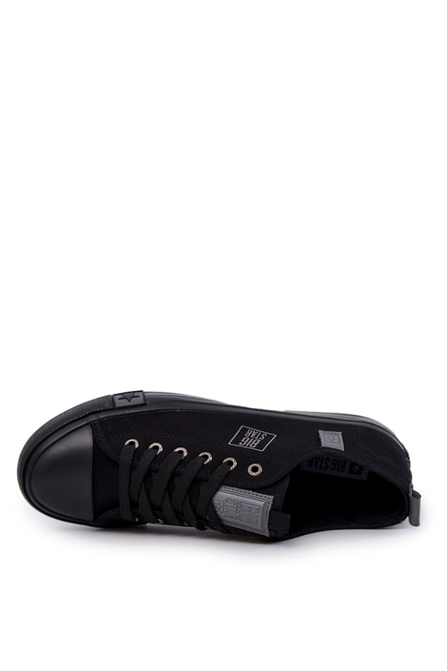 Męskie Niskie Trampki Big Star JJ174139 Czarne