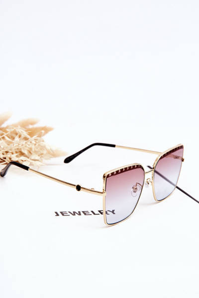 Duże Okulary Przeciwsłoneczne Prius V303 Gradient Pomarańczowo-Niebieski