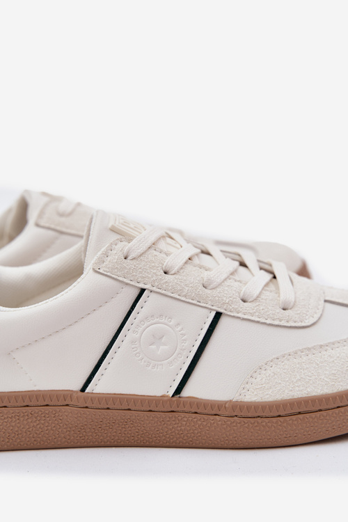 Niskie Sneakersy Męskie Big Star SS174078 Białe