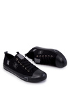 Męskie Niskie Trampki Big Star JJ174139 Czarne