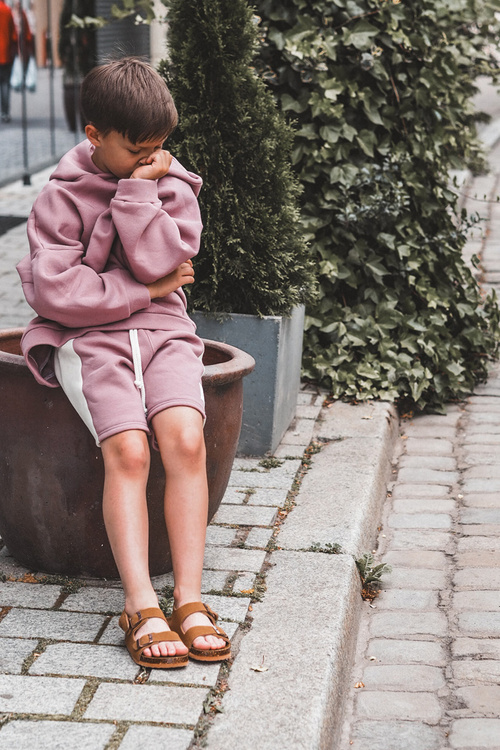 Sandałki Dziecięce Na Korkowej Platformie Zapinane Na Rzep Camel Rorria