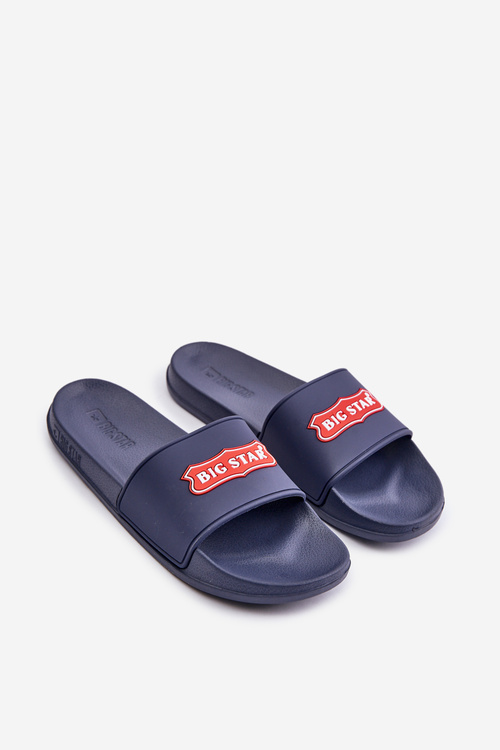 Klapki Damskie Big Star OO274039 Granatowe