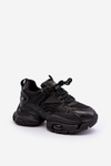 Sneakersy Na Masywnej Podeszwie GOE NN2N4045 Czarne