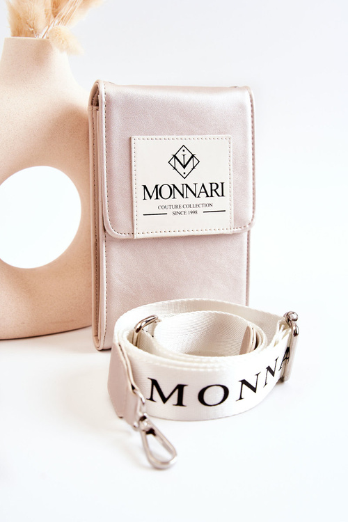 Elegancka Mała Torebka Monnari ETUA030-022 Srebrna