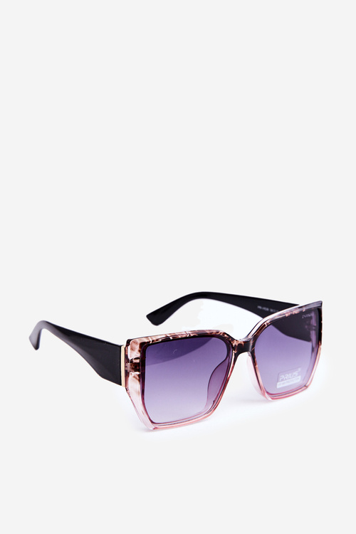 Okulary Przeciwsłoneczne Damskie Z Filtrem UV Różowo-Brązowe