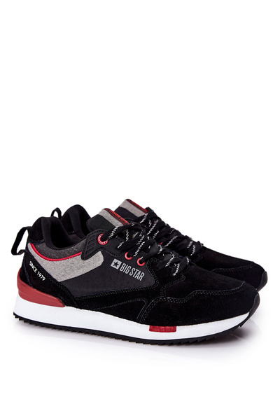 Sportowe Męskie Buty Big Star II174191 Czarne