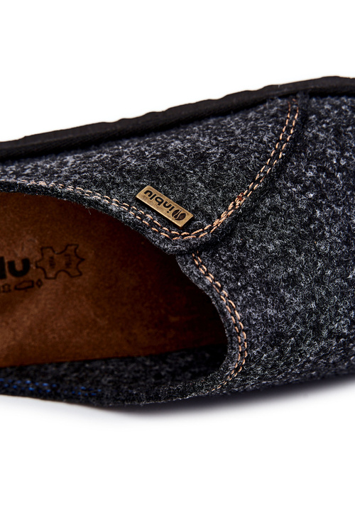 Męskie Profilaktyczne Papcie Klapki Inblu SI000020 Szare