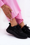 Buty Sportowe Sneakersy Damskie Big Star RR274A144 HI-POLY SYSTEM Czarne
