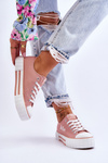 Damskie Trampki Na Platformie Lee Cooper LCW-23-31-1804L Różowe
