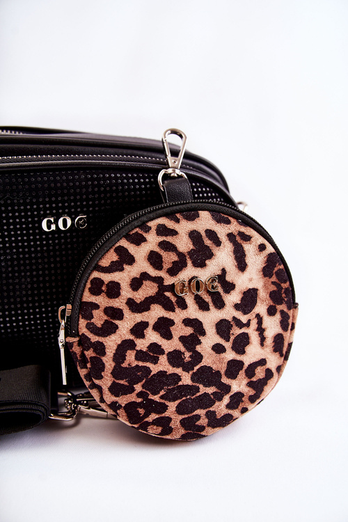 Damska Torebka Listonoszka 3w1 GOE ZNJ030 Czarna