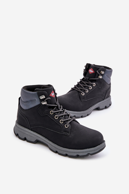 Buty Trekkingowe Trapery Męskie Lee Cooper LCJ-24-01-2948 Czarne