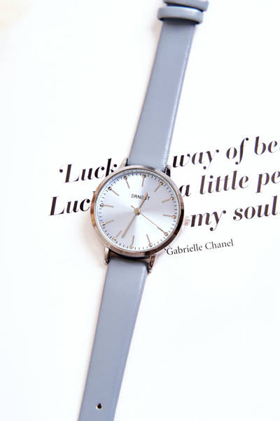 Damski Zegarek Analogowy Bez Niklu Ernest Niebieski