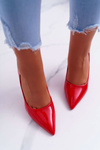 Szpilki Damskie Czerwone Yanna