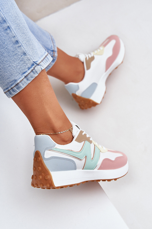 Buty Sportowe Sneakersy Damskie Multikolor Britma