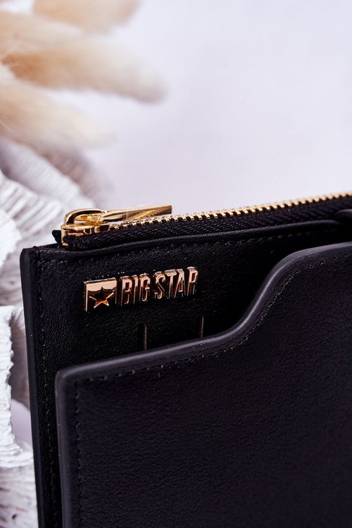Skórzany Portfel Big Star HH674009 Czarny