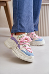 Sneakersy Damskie Na Masywnej Podeszwie Multikolor Nevela