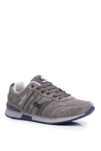 Sportowe Męskie Buty Casual Szare Super