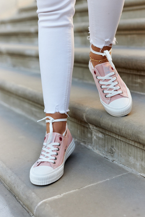 Damskie Niskie Trampki BIG STAR JJ274385 Różowe