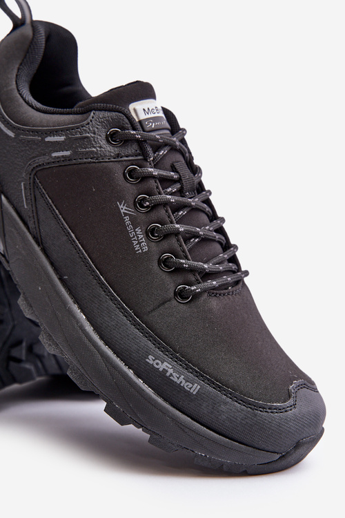 Wodoodporne Lekkie Buty Sportowe Trekkingowe Męskie McBraun Czarne