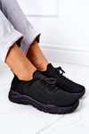 Damskie Sportowe Buty Sneakersy Czarne Ruler