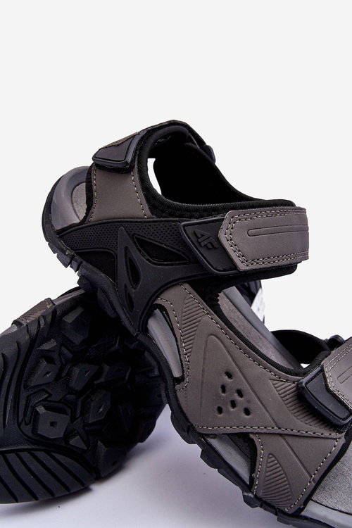 Męskie Sportowe Sandały 4F 4FSS23FSANM018-22S Ciemnoszare