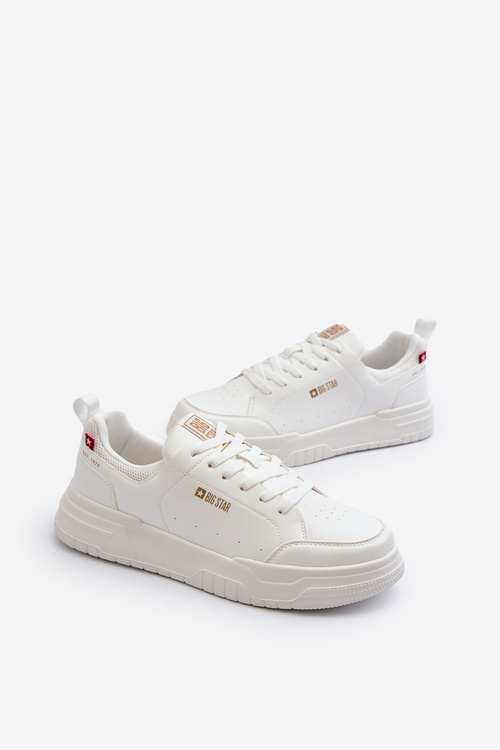 Sneakersy Męskie Memory Foam System Big Star NN174149 Białe