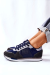 Sportowe Buty Big Star GG274A056 Granatowo-Szare