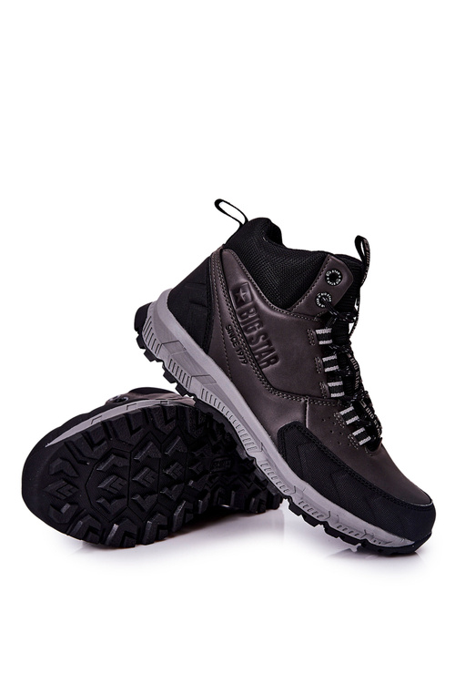 Wysokie Sportowe Buty Big Star II174176 Czarne