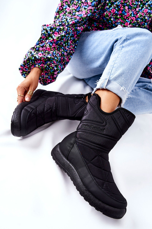 Wysokie Ocieplane Śniegowce Czarne Winessa