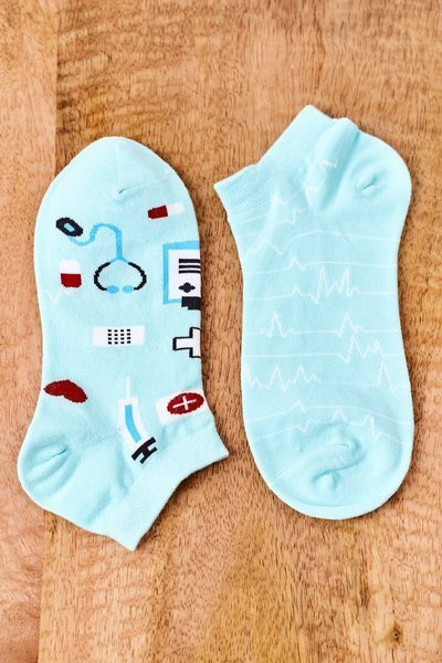 Skarpetki Stopki Nie Do Pary Medyczne Miętowe