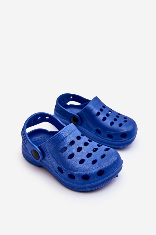 Klapki Dziecięce Piankowe Kroksy Niebieskie Lucas