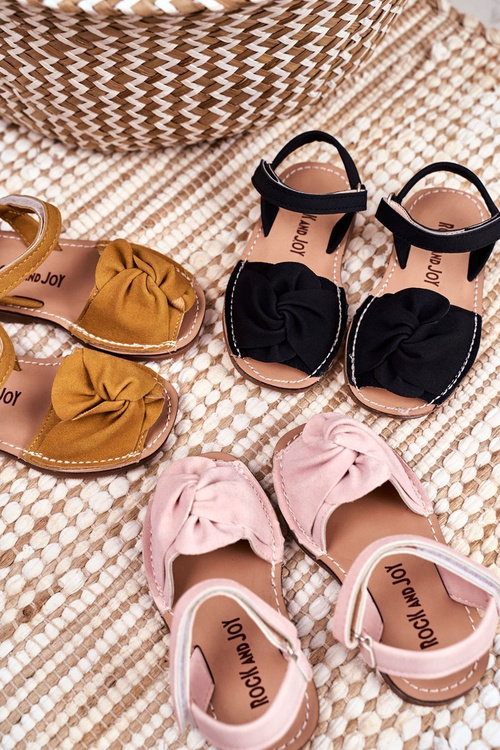 Dziecięce Sandałki Na Rzep Żółte Goofy