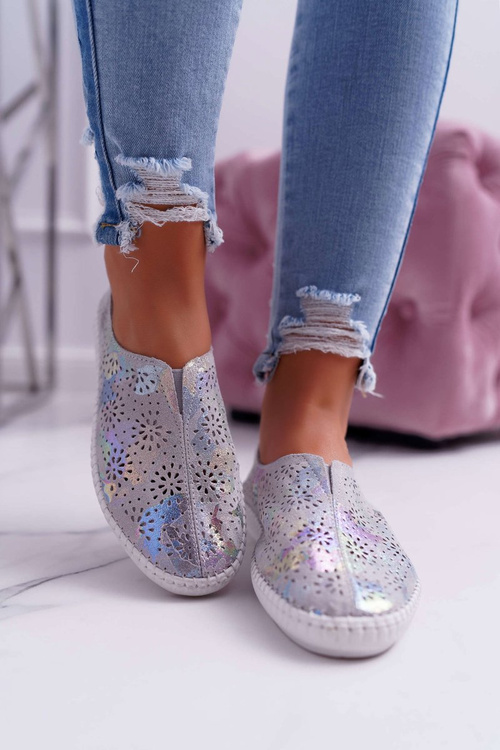 Damskie Tenisówki Szare Comfort Munda