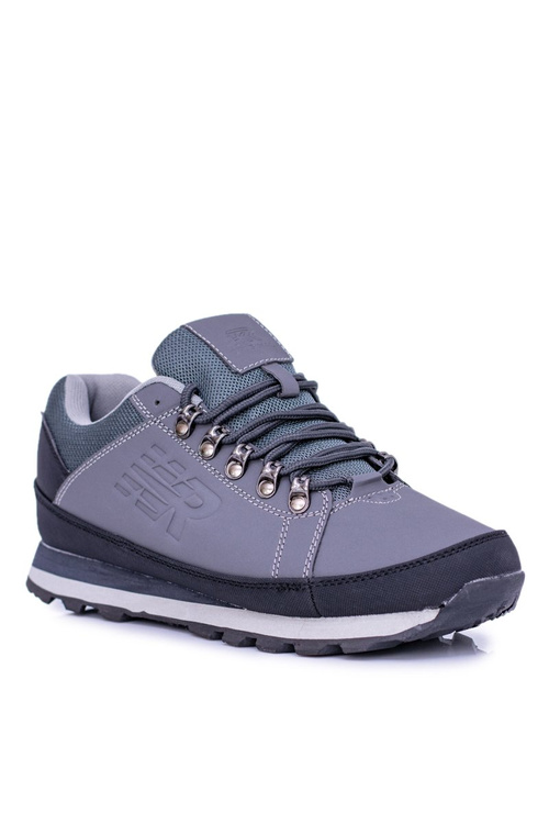 Solidne Męskie Szare Buty Trekkingowe Newlans