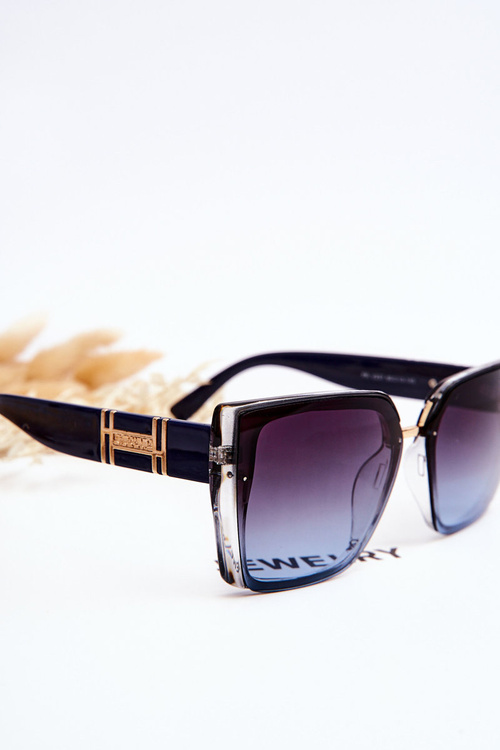 Damskie Okulary Przeciwsłoneczne UV400 Prius V237 Granatowe