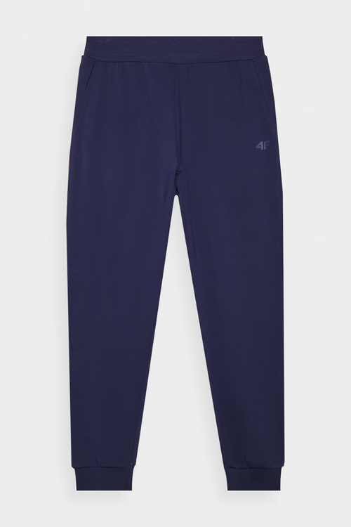 Męskie Spodnie Dresowe Joggery 4FWMM00TTROM0942-31S Granatowe