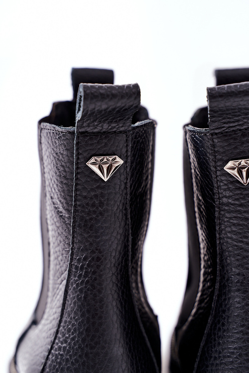 Botki Sztyblety Czarne Nicole 2672